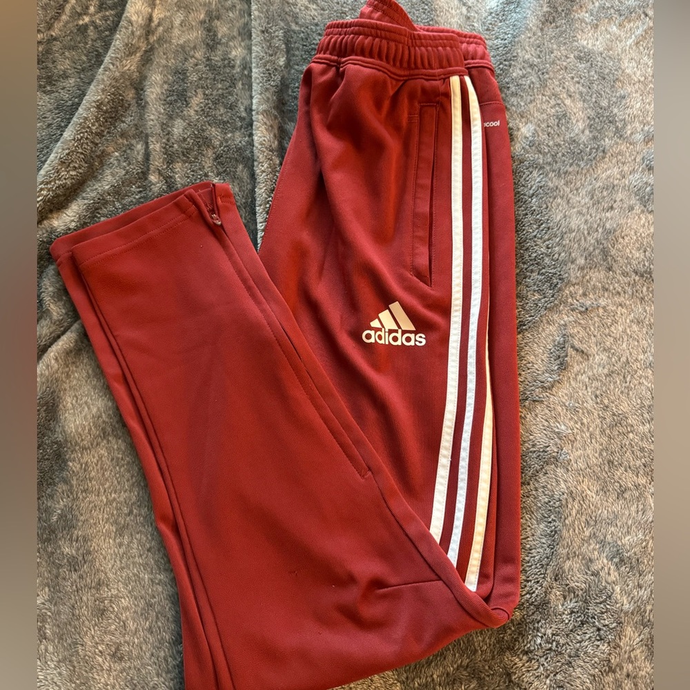 Burnt Orange Adidas Pants